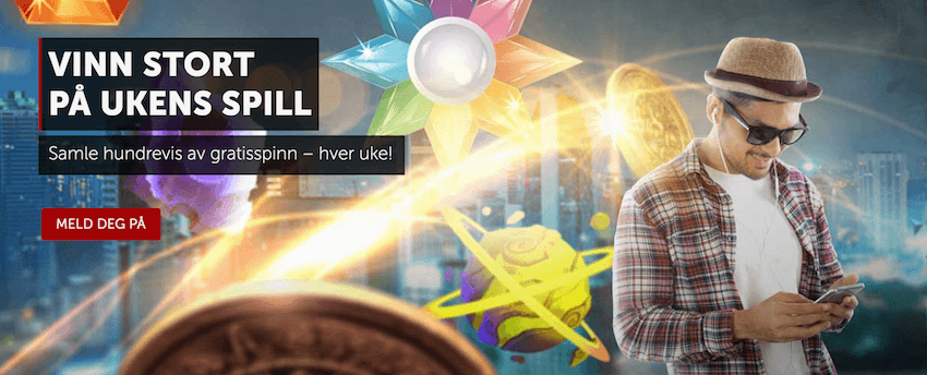 Vinn opptil 250 free spins hver uke hos Betsafe Casino