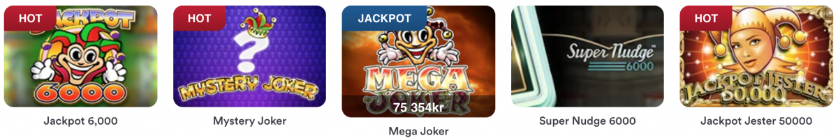Spill på over 1100 spillautomater hos InstaCasino