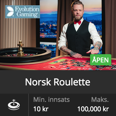 Norsk roulette på nettcasino